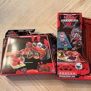 Bakugan Brawl Zone Compact Playlet + Compact Training Playset Dragonoids